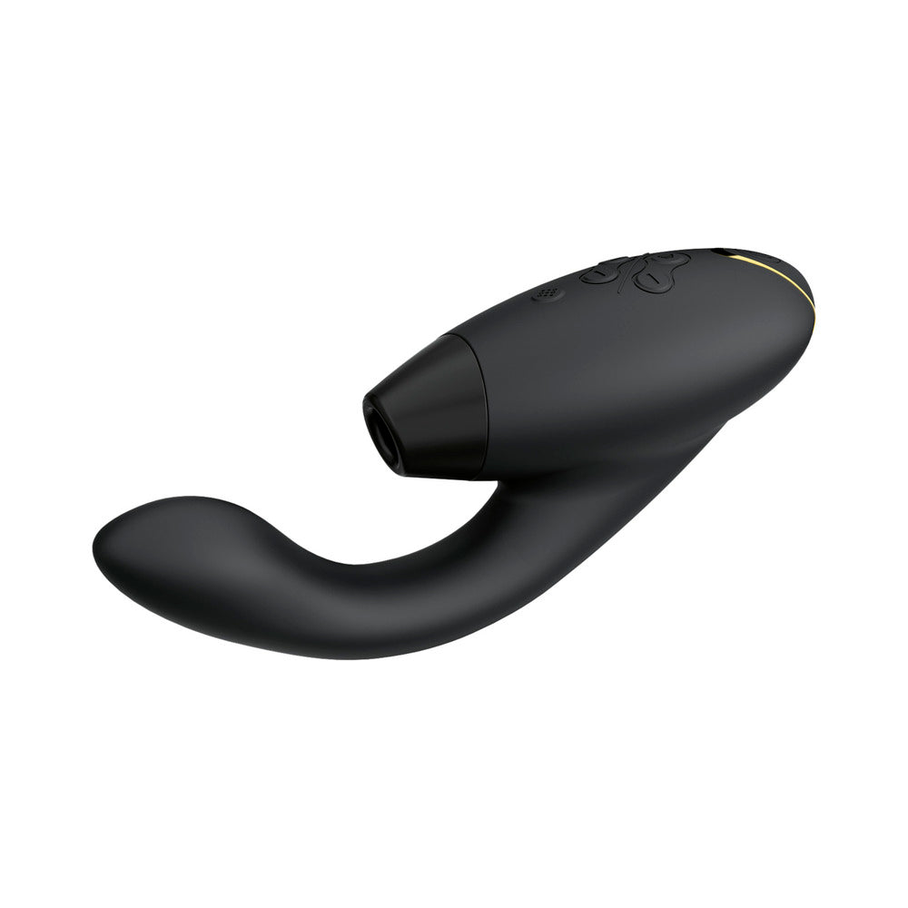 Womanizer Duo 2 Silicone Rechargeable Clitoral and G-Spot Stimulator - Black