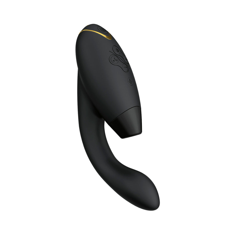 Womanizer Duo 2 Silicone Rechargeable Clitoral and G-Spot Stimulator - Black
