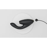 Womanizer Duo 2 Silicone Rechargeable Clitoral and G-Spot Stimulator - Black