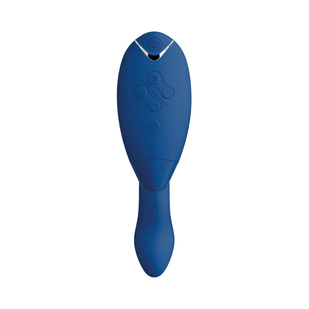 Womanizer Duo 2 Silicone Rechargeable Clitoral and G-Spot Stimulator - Blue