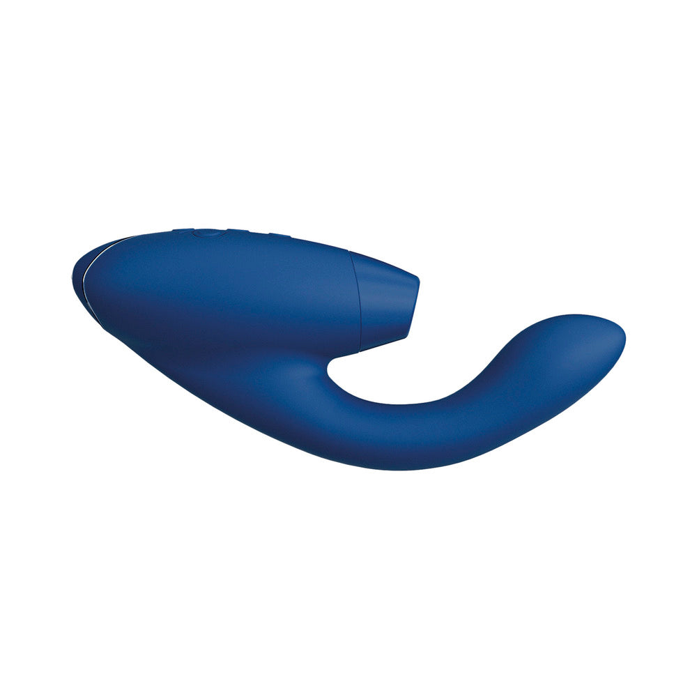 Womanizer Duo 2 Silicone Rechargeable Clitoral and G-Spot Stimulator - Blue