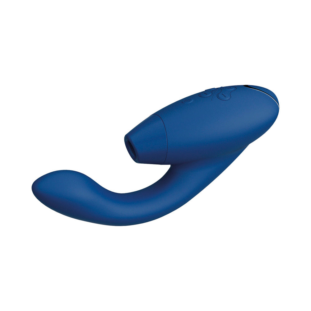 Womanizer Duo 2 Silicone Rechargeable Clitoral and G-Spot Stimulator - Blue