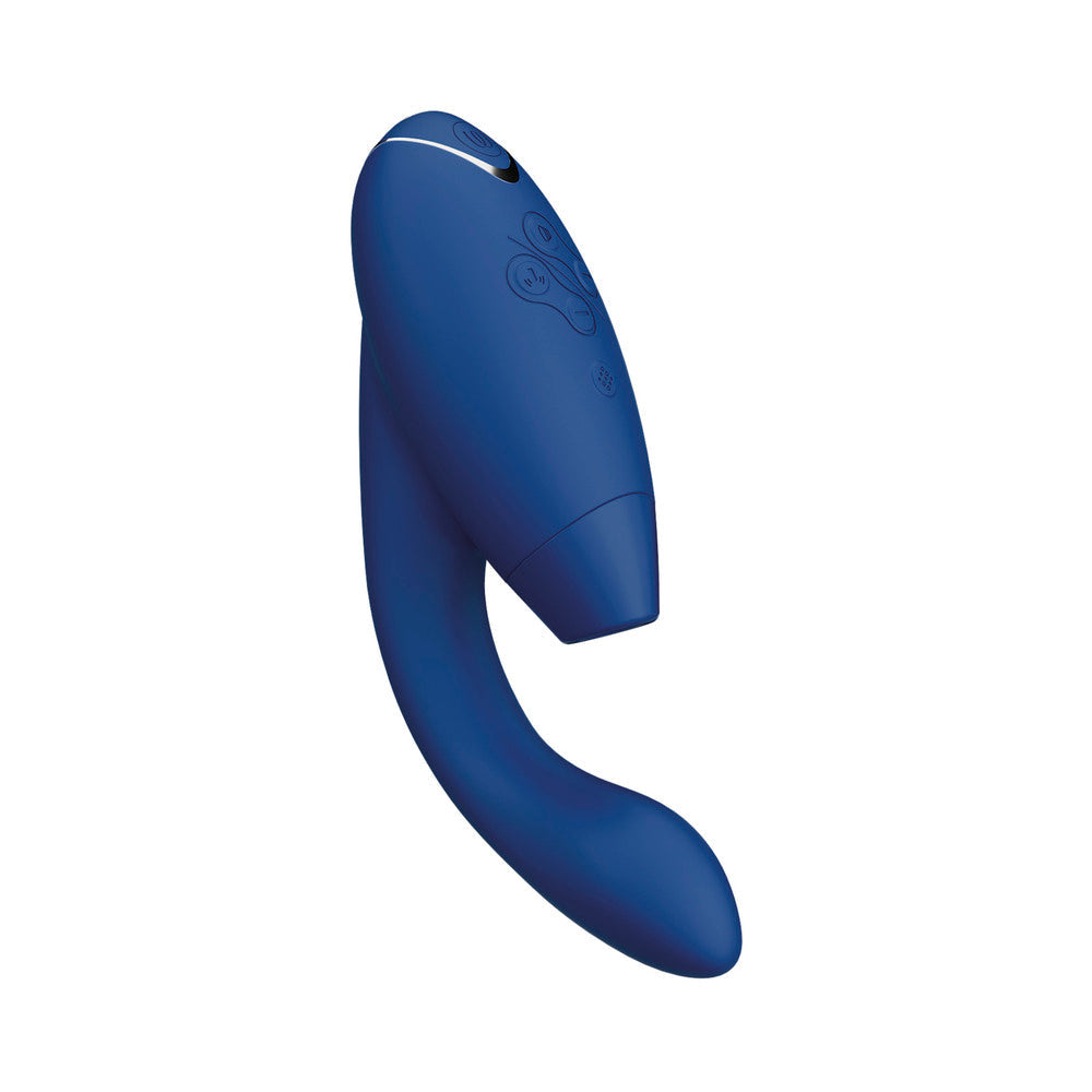 Womanizer Duo 2 Silicone Rechargeable Clitoral and G-Spot Stimulator - Blue