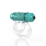 Screaming O 4B DoubleO 6 Vibrating Double Cockring Kiwi