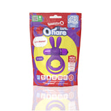 Screaming O 4B Ohare Vibrating Rabbit Double Cockring Grape