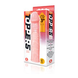 The 9's Toppers Natural Extender Sleeve package showcasing its 3 inch length addition and body-safe material.