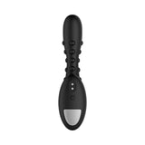 Forto Studded Pro Rechargeable Silicone Vibrating Anal Massager Black