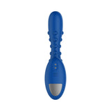 Forto Studded Pro Rechargeable Silicone Vibrating Anal Massager Blue
