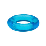 Rock Candy Gummy Rings Super Stretch Cock Rings Blue - extra-thick blue ring designed for enhanced pleasure.