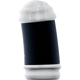 Vedo Spank Rechargeable Vibrating Stroker Clear showcasing its unique design and ergonomic shape for enhanced pleasure.