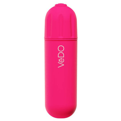 Vedo Nitro Rechargeable Bullet Pink, compact and powerful bullet vibrator in vibrant pink color.