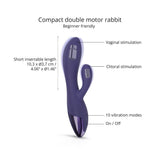 Love to Love Funky Bunny Baby Rabbit Vibrator Midnight Indigo