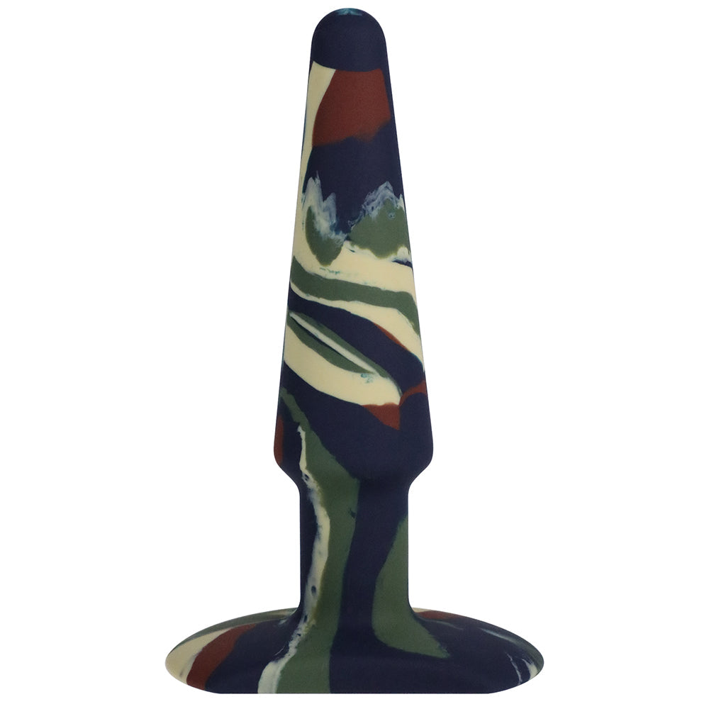 A-Play Groovy 5 inches Silicone Anal Plug Camouflage