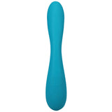 This Product Sucks Rechargeable Bendable Dual Ended Silicone Sucking Clitoral Stimulator & G-Spot Vibrator Teal