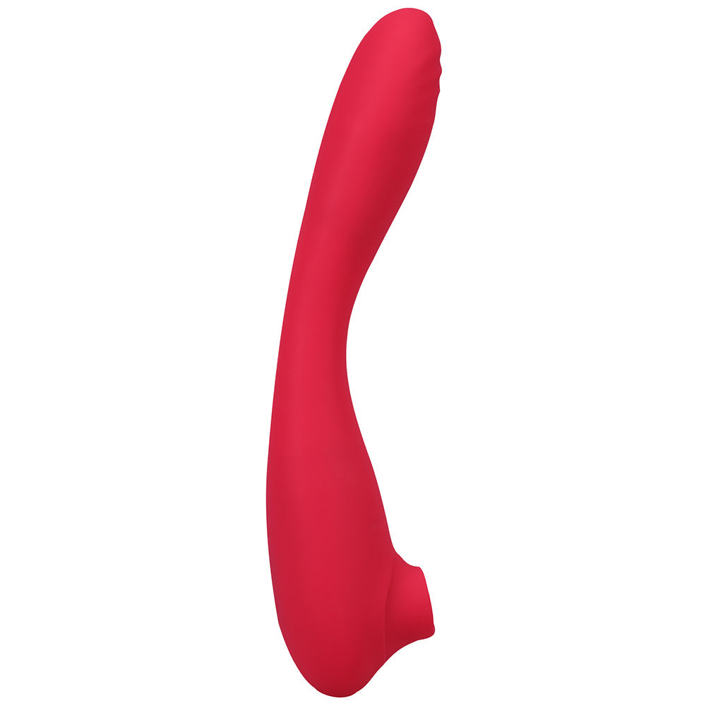 This Product Sucks Bendable Sucking Clitoral Stimulator & G-Spot Vibrator Pink