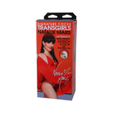 Signature Cocks Transgirls Natalie Mars Dual-Density 4.5 inches Cock with Penetrable Ass Beige