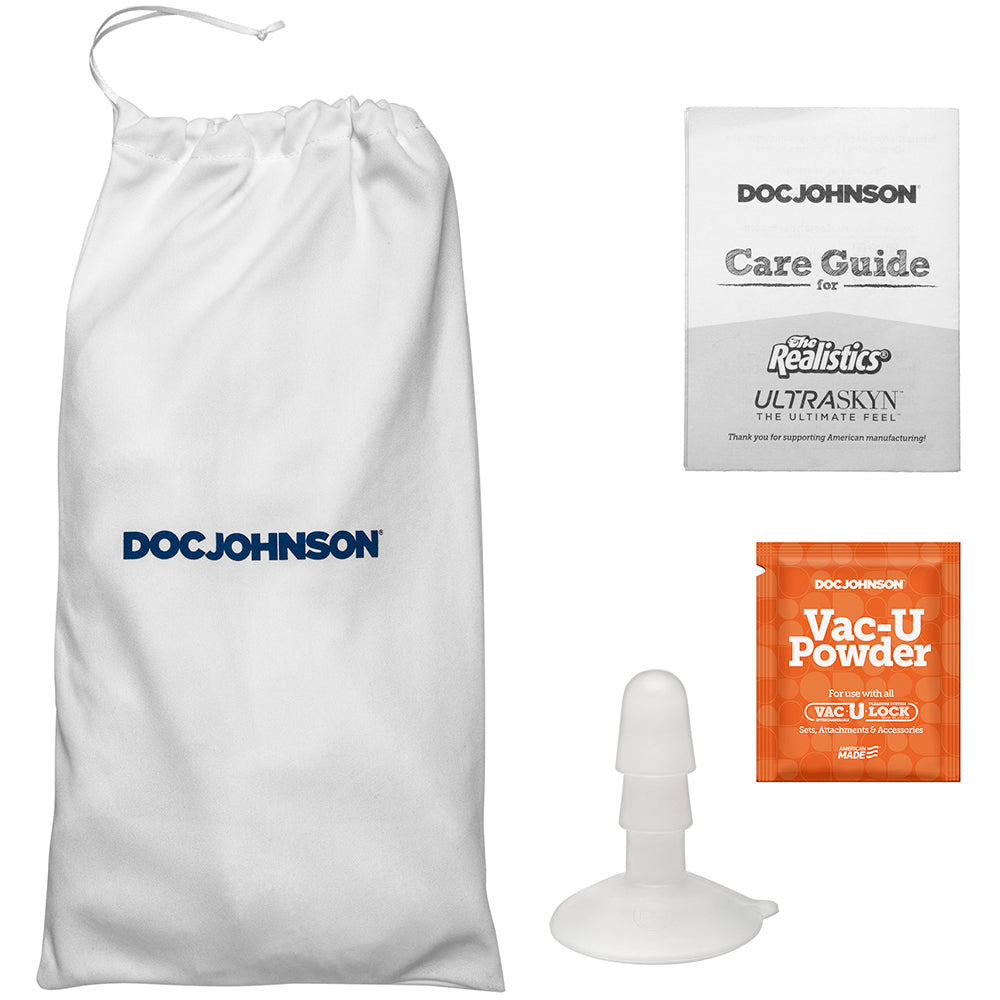 Signature Cocks Alex Jones ULTRASKYN 11 inches Dual Density Dildo with Removable Vac-U-Lock Suction Cup Tan