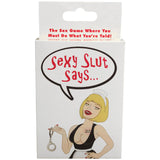 Sexy Slut Says… Card Game