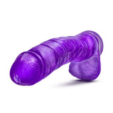 B Yours Plus Hefty n' Hung 14 inches Dildo with Balls Purple