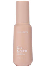 Simply Sexy Pheromone Hair & Body Mist Sun Kissed 3.35 Oz scent bottle on white background.