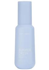 Simply Sexy Pheromone Hair & Body Mist Summer Crush 3.35 Oz in a light blue bottle.