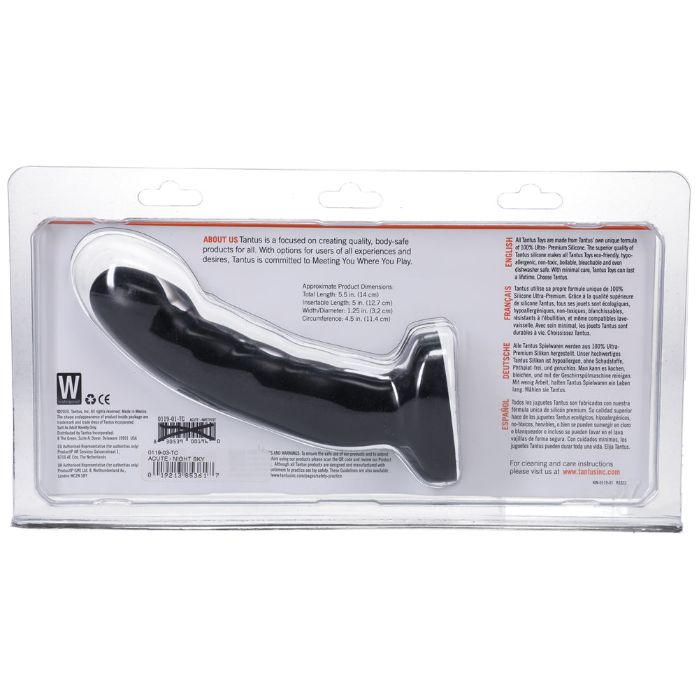 Tantus Acute 5.5 inches Curved Dildo Medium-Firm Night Sky