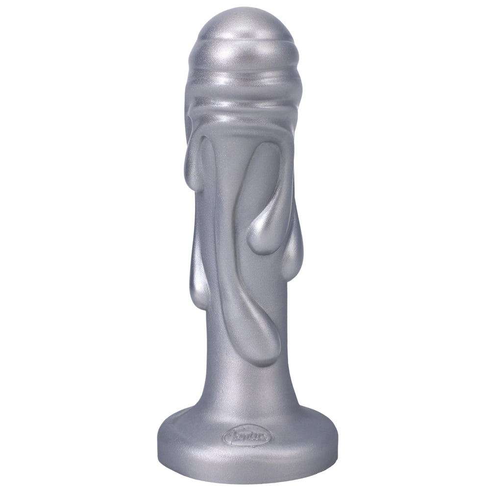 Tantus Magma 7 inches Fantasy Dildo Medium-Firm Silver