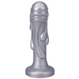 Tantus Magma 7 inches Fantasy Dildo Medium-Firm Silver
