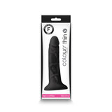Colours Pleasures Thin 5 inches Dildo Black