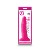 Colours Pleasures Thin 5 inches Dildo Pink