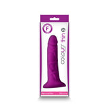 Colours Pleasures Thin 5 inches Dildo Purple