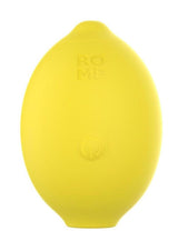 Romp Lemon Crush Clitoral Pleasure Air Stimulator in playful yellow lemon design, perfect for touch-free clitoral stimulation.