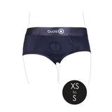 Ouch! Vibrating Strap-on Brief Black XS/S