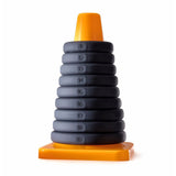 Perfect Fit Play Zone Kit Silicone Cock Rings Black on a display, highlighting unique Xact-Fit sizing system.