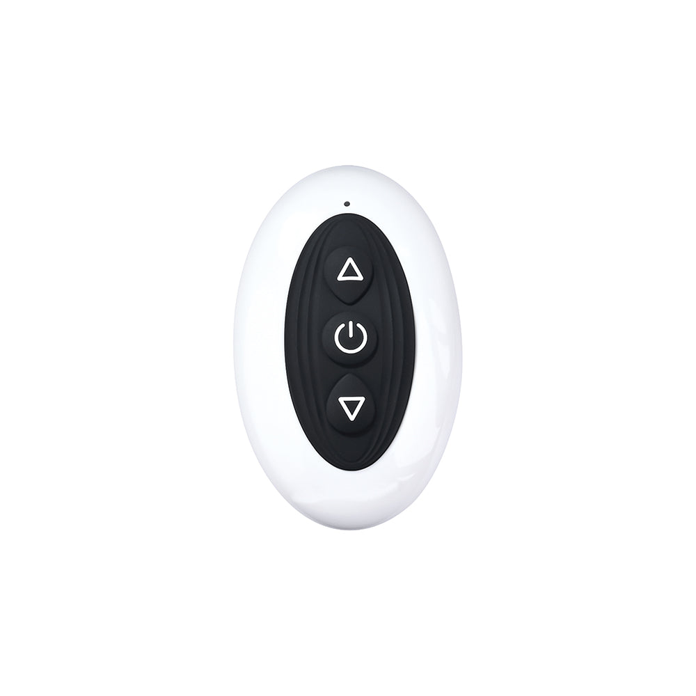 Playboy The 3 Way Rechargeable Remote Controlled Vibrating Silicone Cockring with Stimulator Black