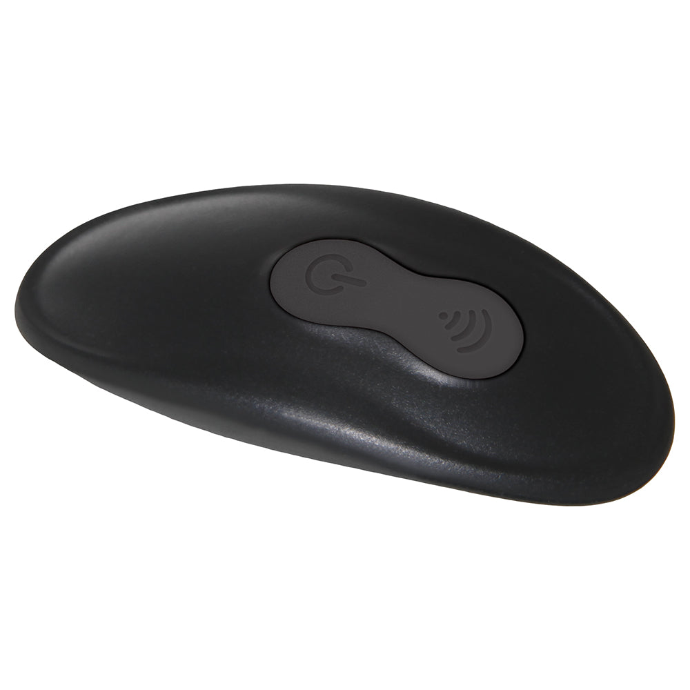 Playboy Triple Play Vibrating Cockring with Stimulator Black
