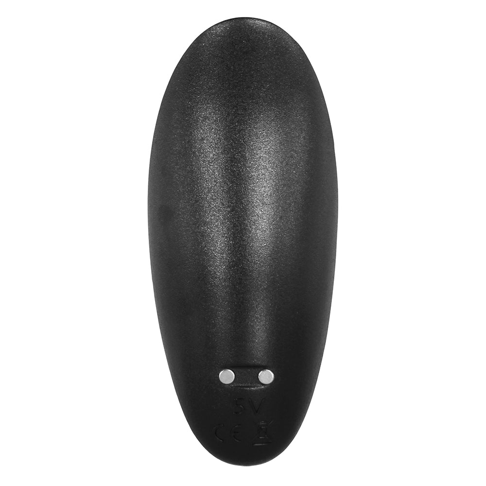 Playboy Triple Play Vibrating Cockring with Stimulator Black