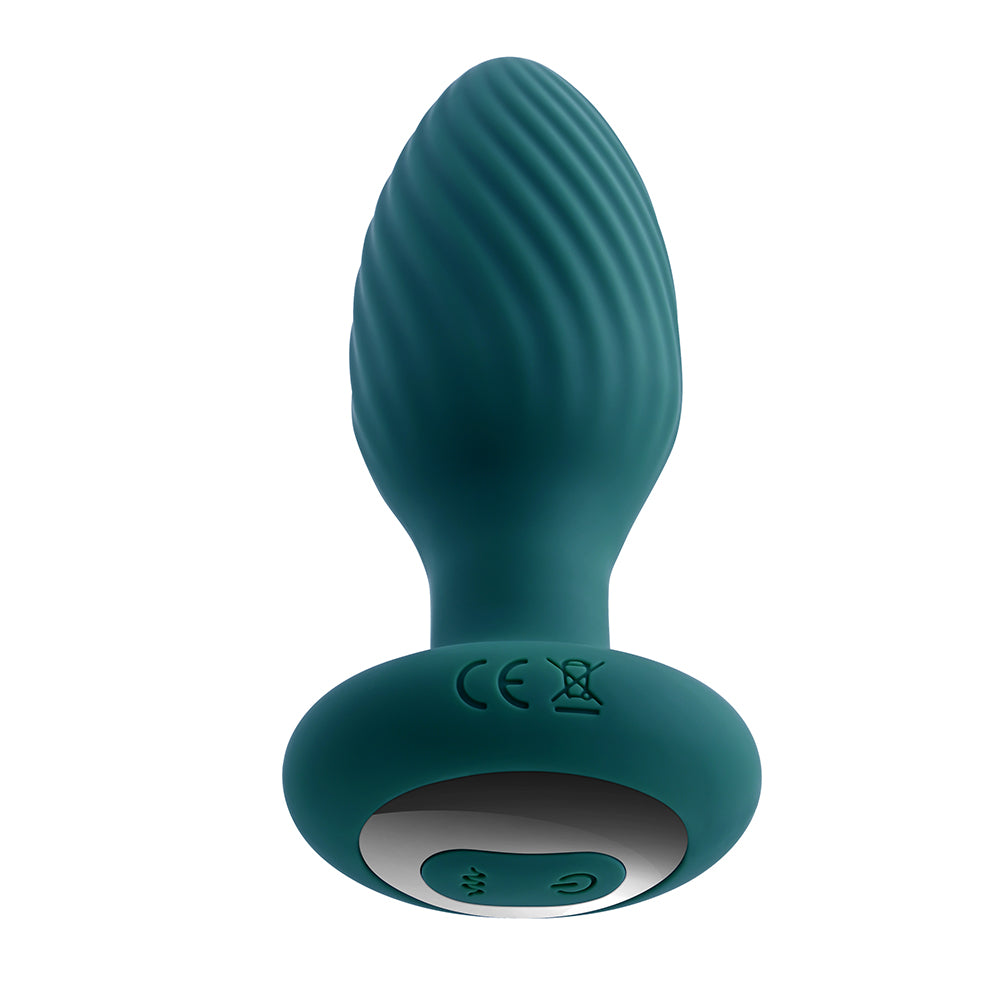 Playboy Spinning Tail Teaser Vibrating Rotating Anal Plug Salute