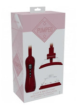 Pumped Automatic Vulva & Breast Pump with Rotating Vibrating Tongue packaging featuring automatic operation and tongue stimulator.