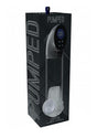 Pumped Hyperscope Automatic Male Pump with Vagina Sleeve Gun Metal packaging, featuring a transparent design and digital interface.