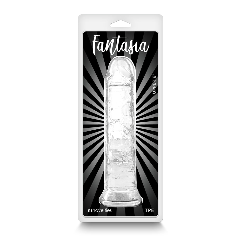 Fantasia Upper 8 inch Jelly Dildo Clear