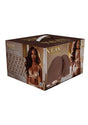 Packaging for Xkin Kaya Bloom Dual Entry Pussy & Ass Masturbator Tan showcasing design and features.