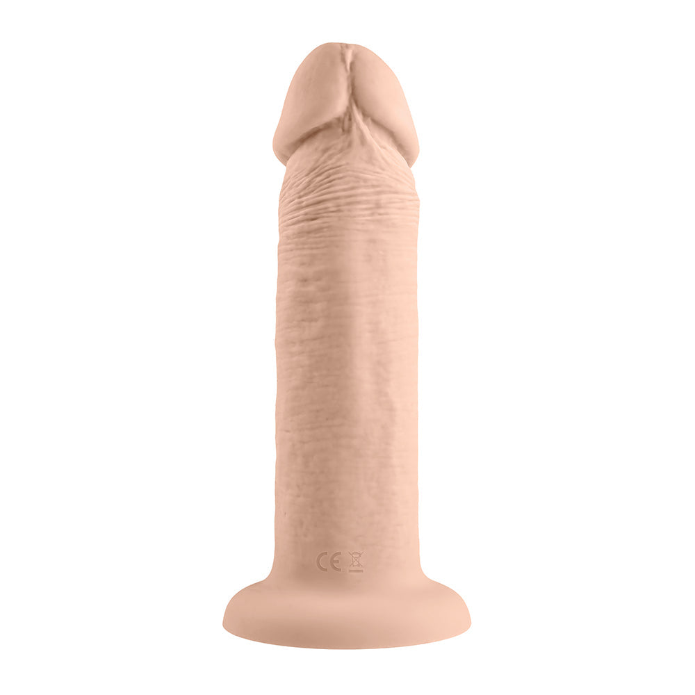 Evolved Rechargeable Vibrating 6 inches Silicone Dildo Light