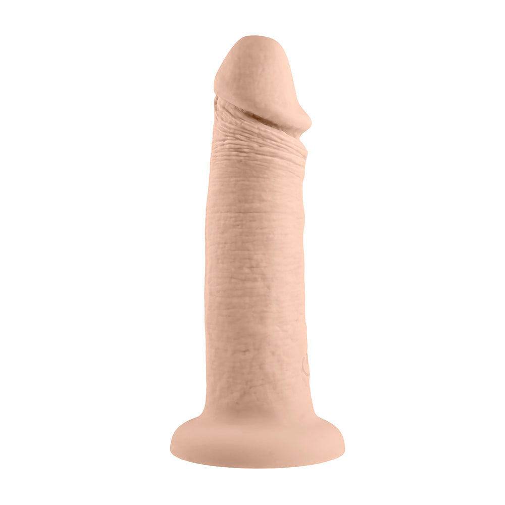 Evolved Rechargeable Vibrating 6 inches Silicone Dildo Light