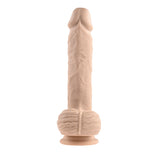 Evolved Full Monty Rechargeable Remote-Controlled Thrusting Twirling 9 inches Silicone Dildo Light