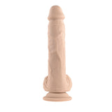 Evolved Full Monty Rechargeable Remote-Controlled Thrusting Twirling 9 inches Silicone Dildo Light