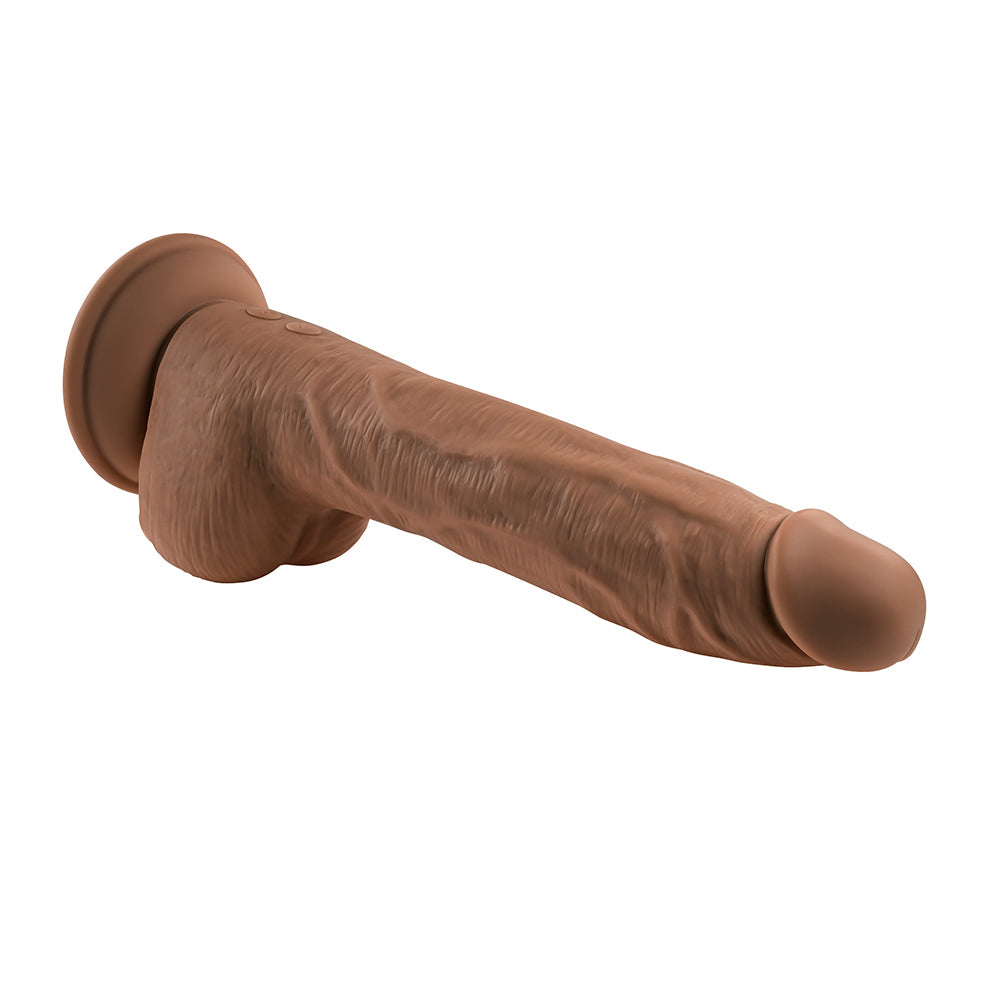 Evolved Thrust In Me Thrusting Vibrating 9.25 inches Dildo Dark