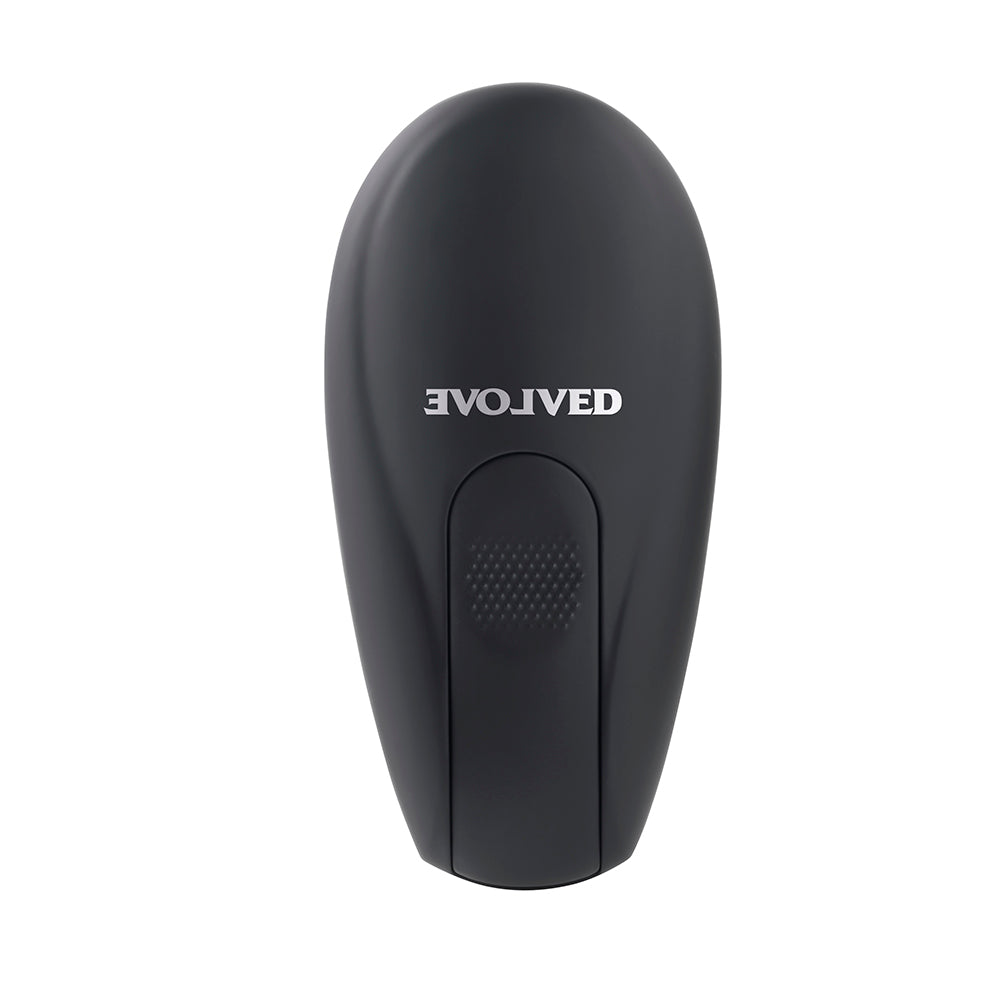 Evolved Thrust In Me Thrusting Vibrating 9.25 inches Dildo Dark