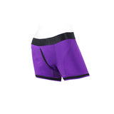 SpareParts Tomboii Nylon Boxer Briefs Harness Purple/Black Size M