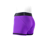 SpareParts Tomboii Nylon Boxer Briefs Harness Purple/Black Size M